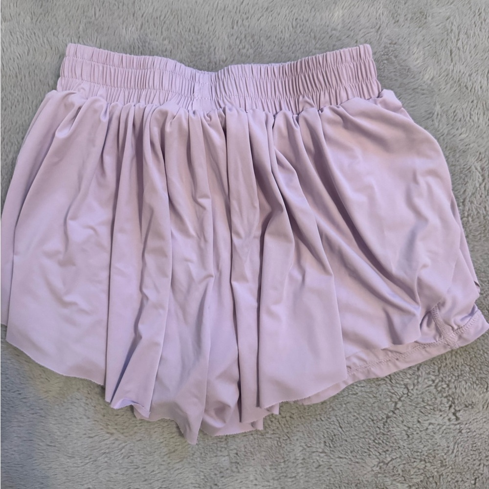 Juniors Light Purple Skort Shorts